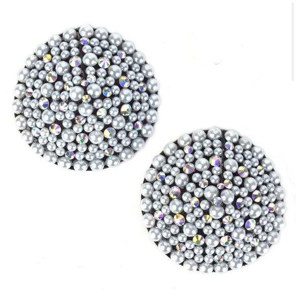 🦋B2G1🦋WESTERN FASHION Decorative Rhinestone Nipple Cover Pasties 1098 - Picture 1 of 2